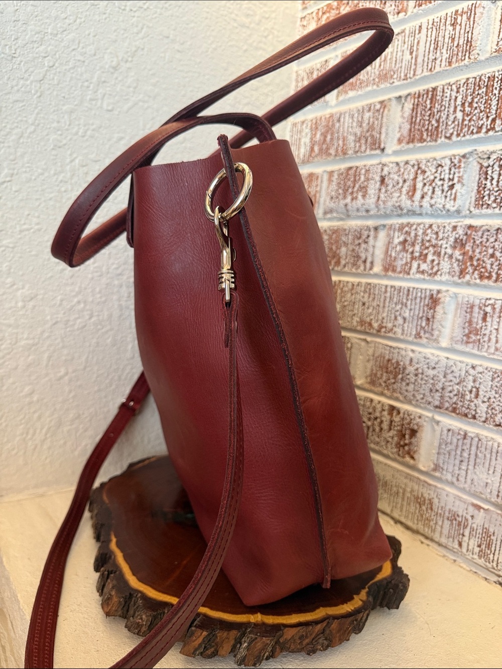SANUMI LARGE LEATHER BAG - Picture 4 of 7